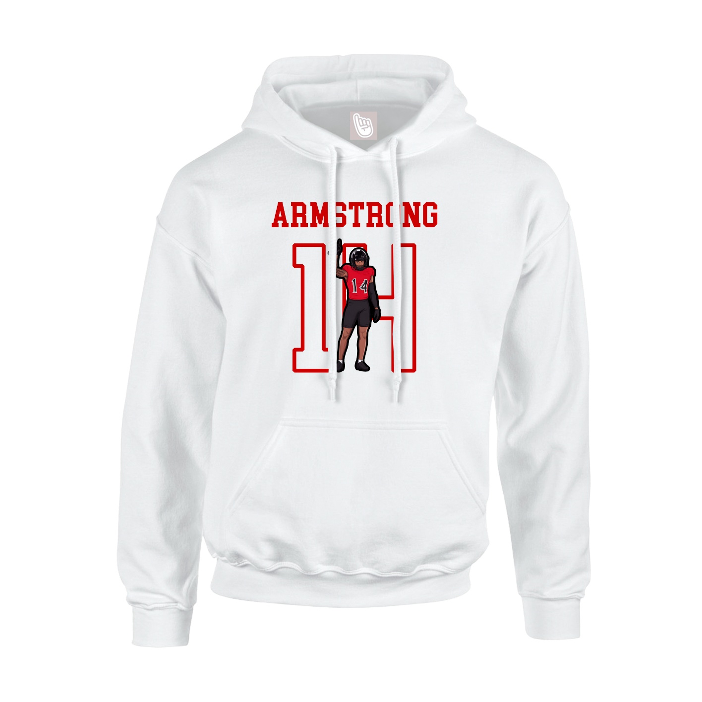 Hoodie — Shirsey in White