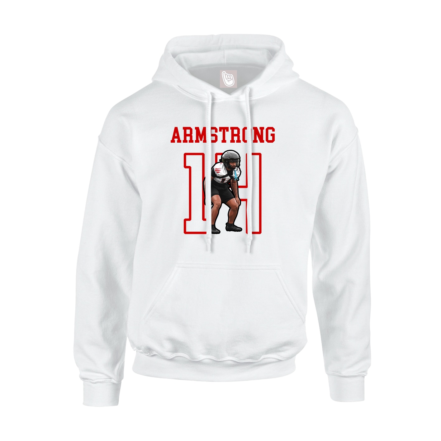 Youth Hoodie — Shirsey in White