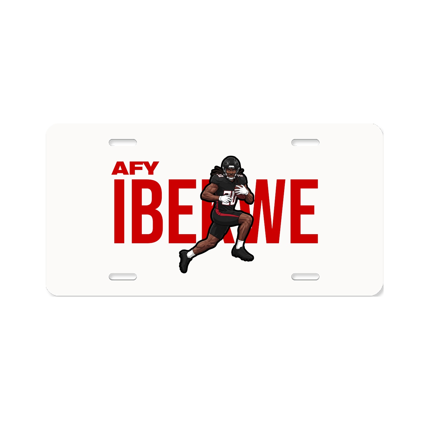 License Plate — Player Name in Classic