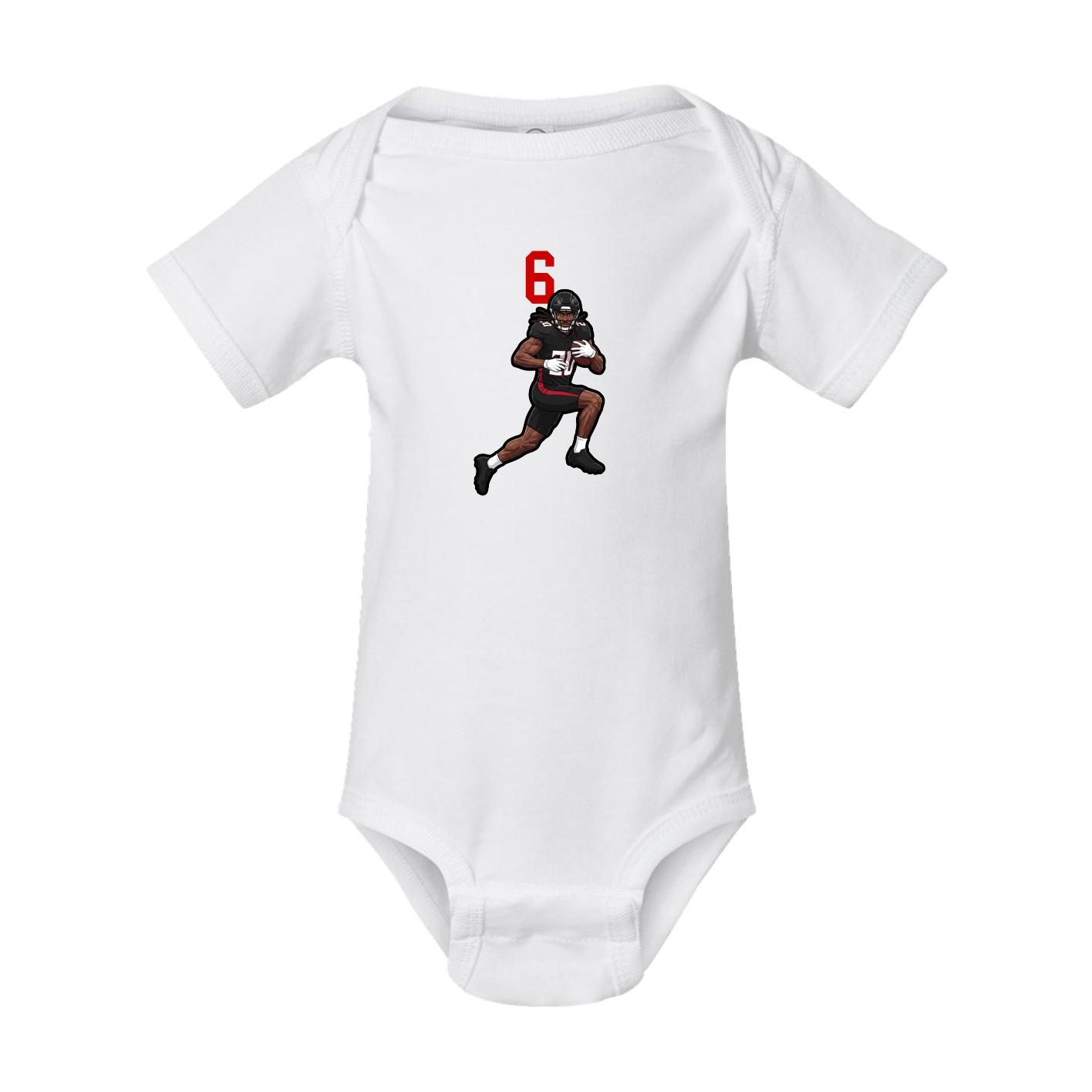 Baby Onesie — Number Top in White