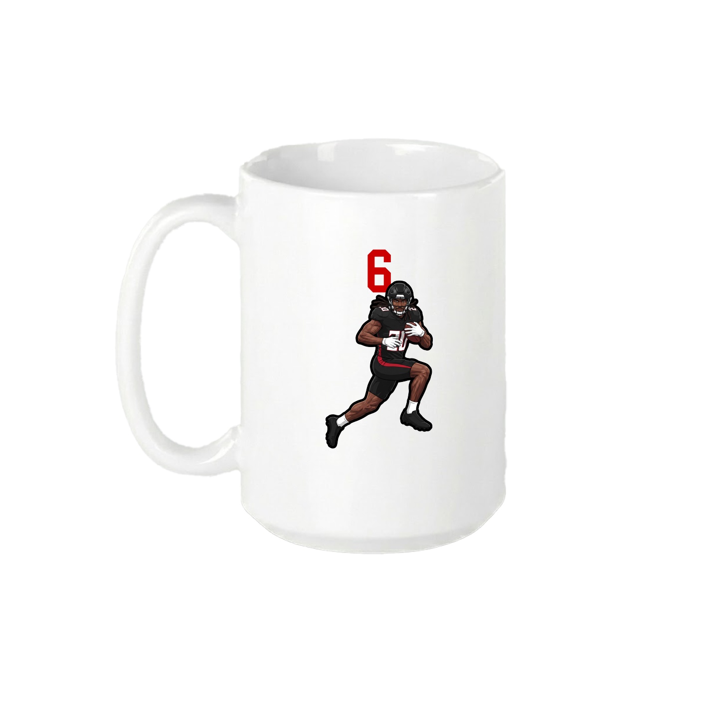 15oz Coffee Mug — Number Top in White