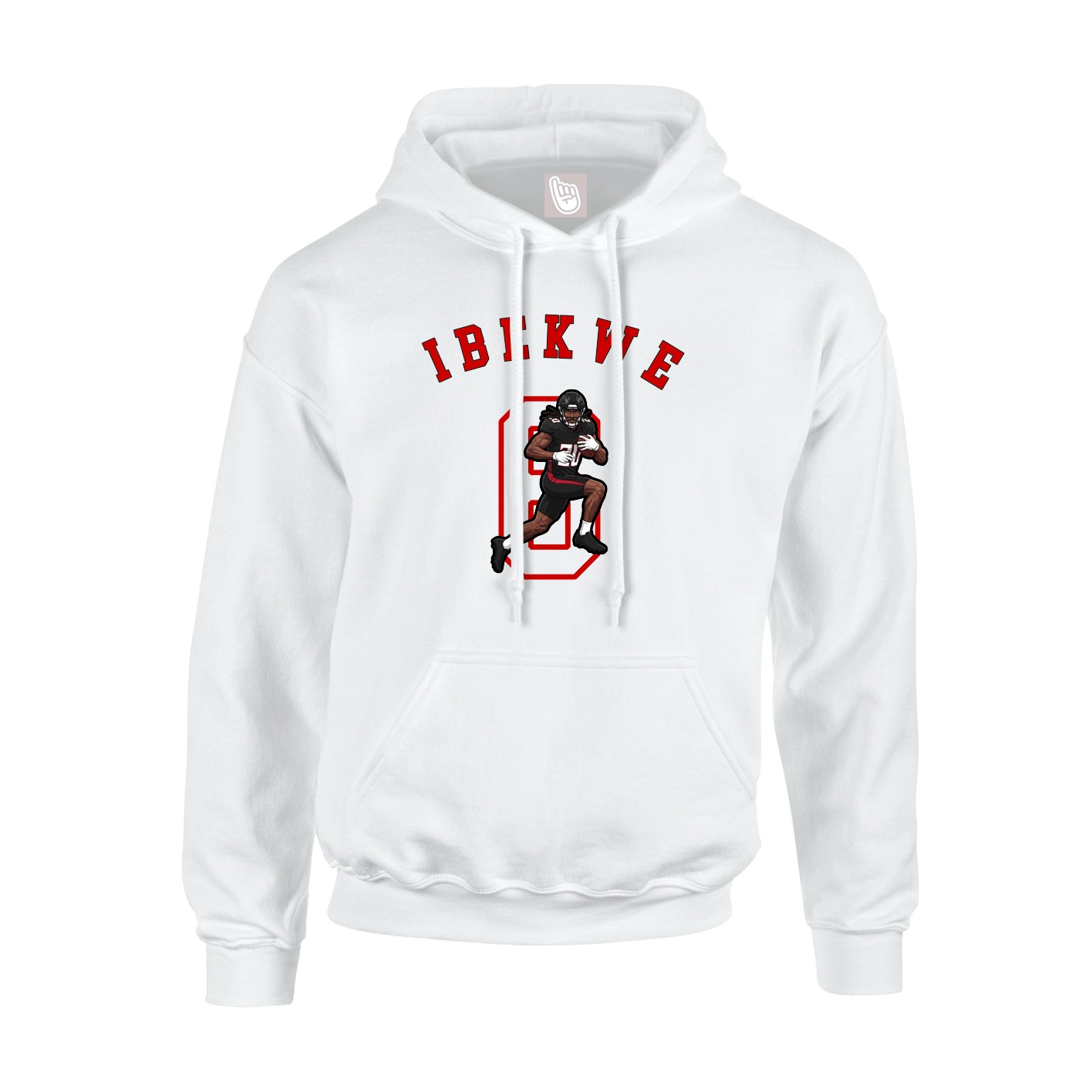Youth Hoodie — Shirsey Arch in White