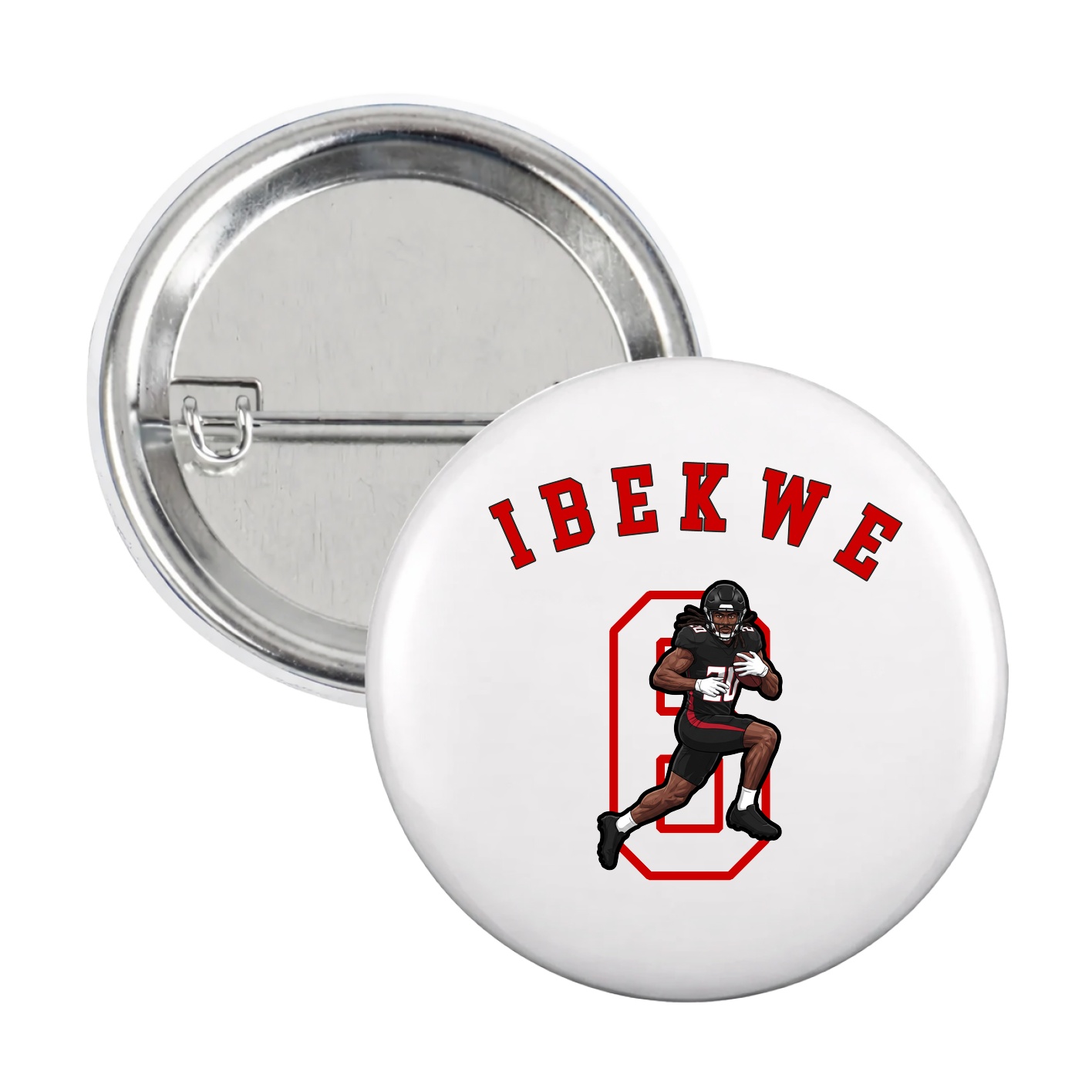 Game Day Button — Shirsey Arch in White