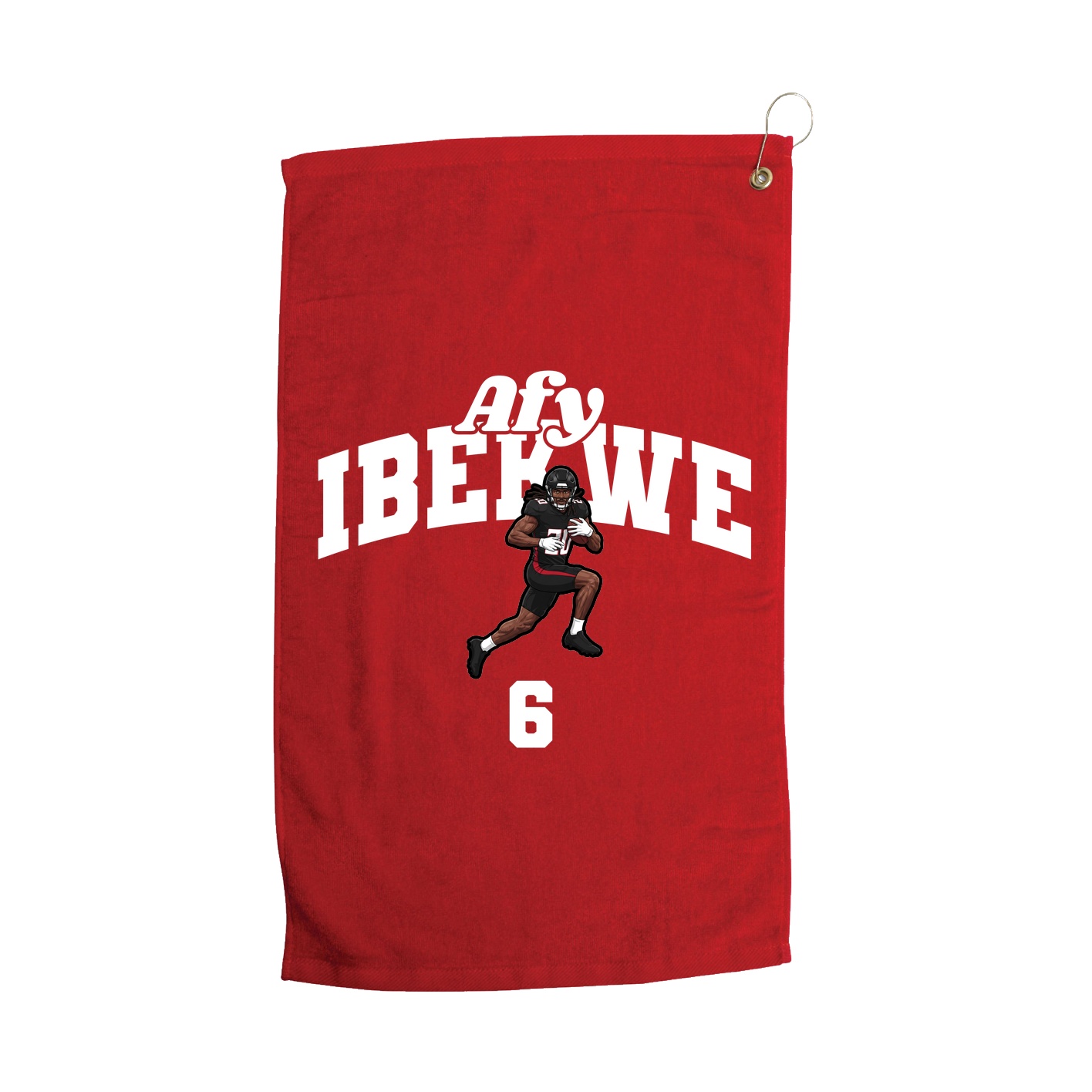Golf Towel — Signature Arch in Red