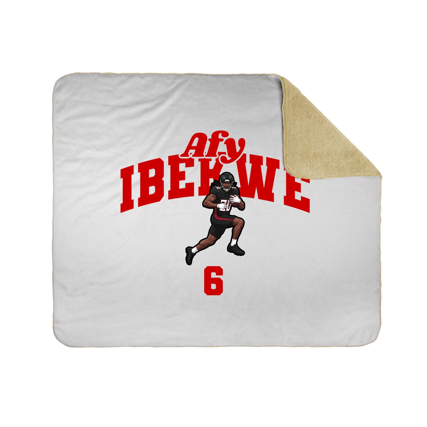 Throw Blanket — Signature Arch in White