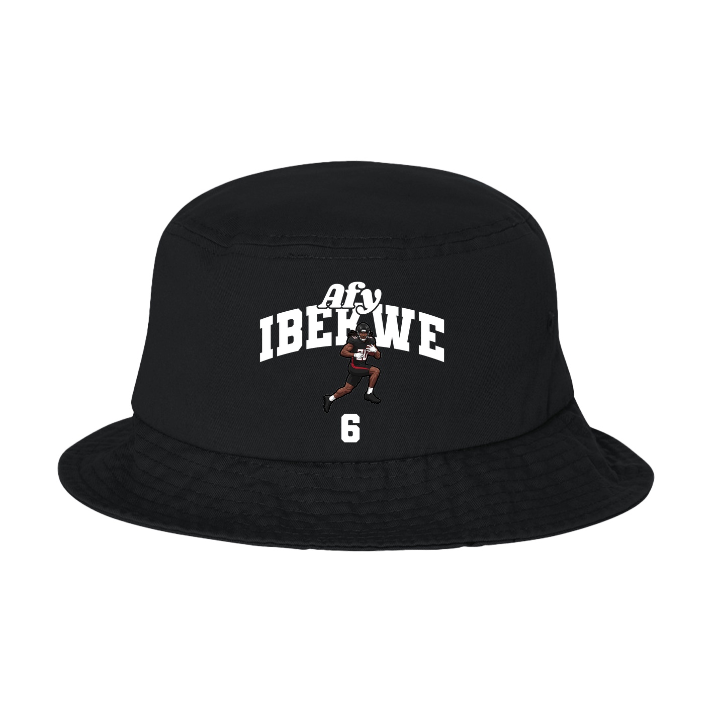 Bucket Cap — Signature Arch in Black