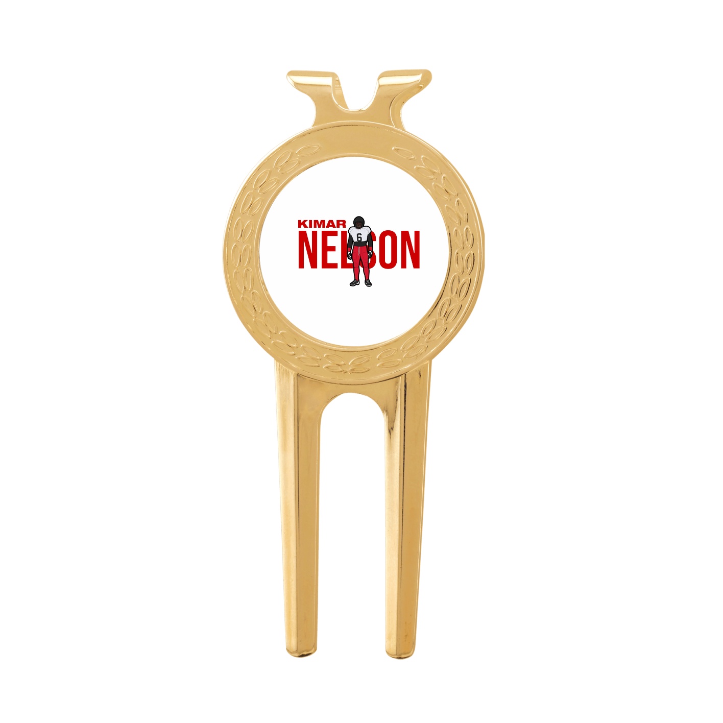 Divot Tool with Ball Marker — Player Name in Classic