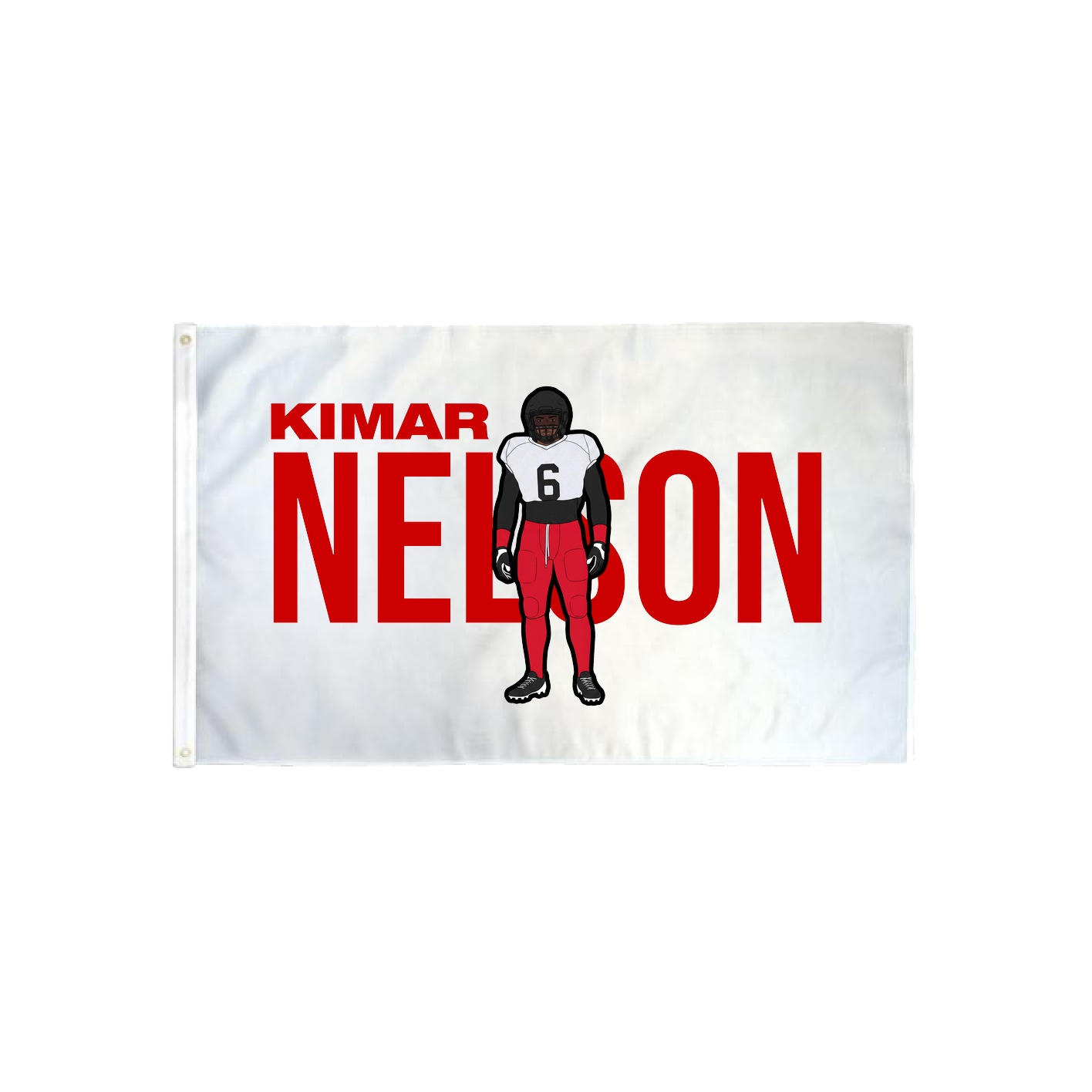 3x5 Flag — Player Name in Classic