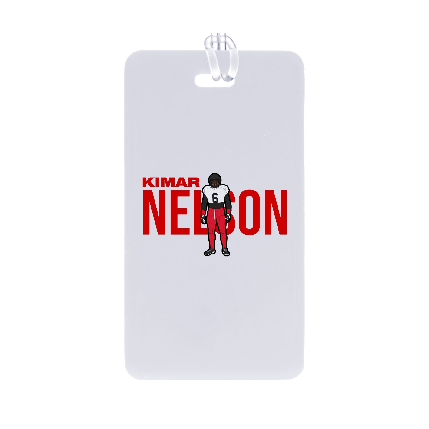 Bag Tag — Player Name in Classic