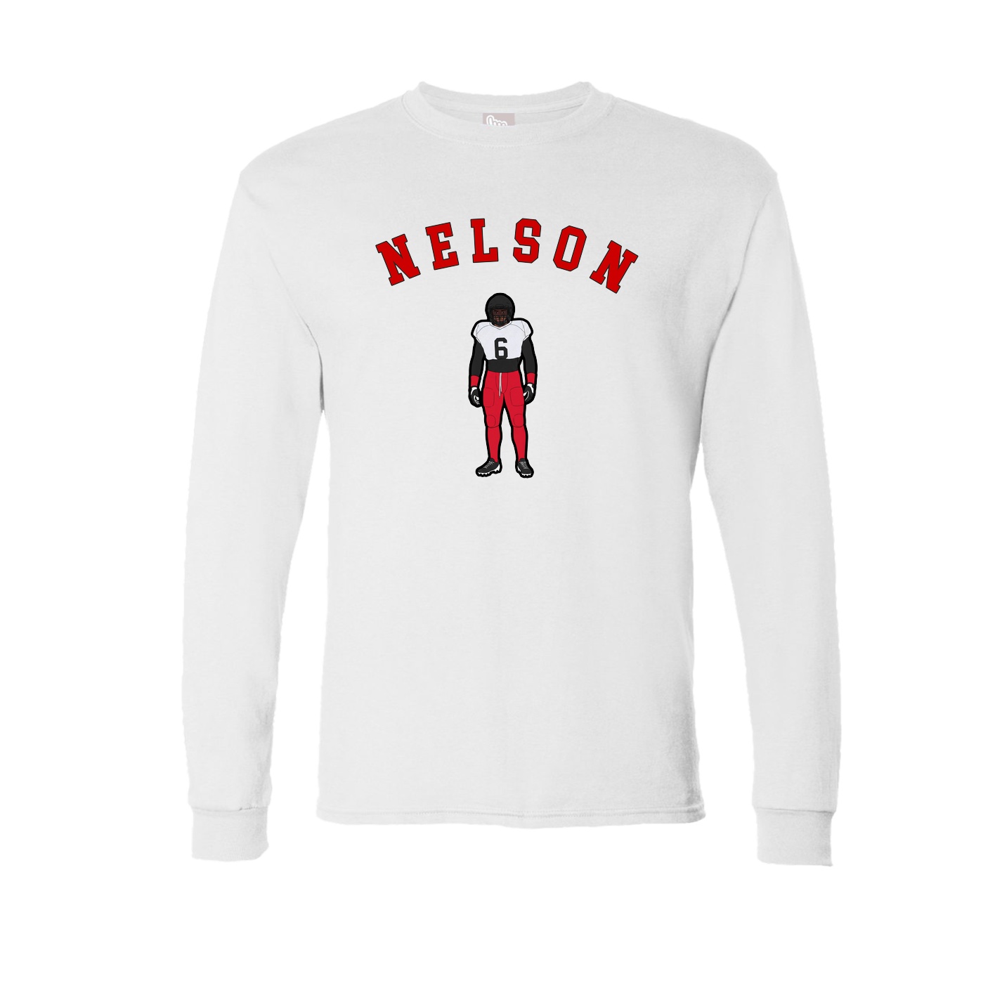 Long Sleeve Tee — Shirsey Arch in White