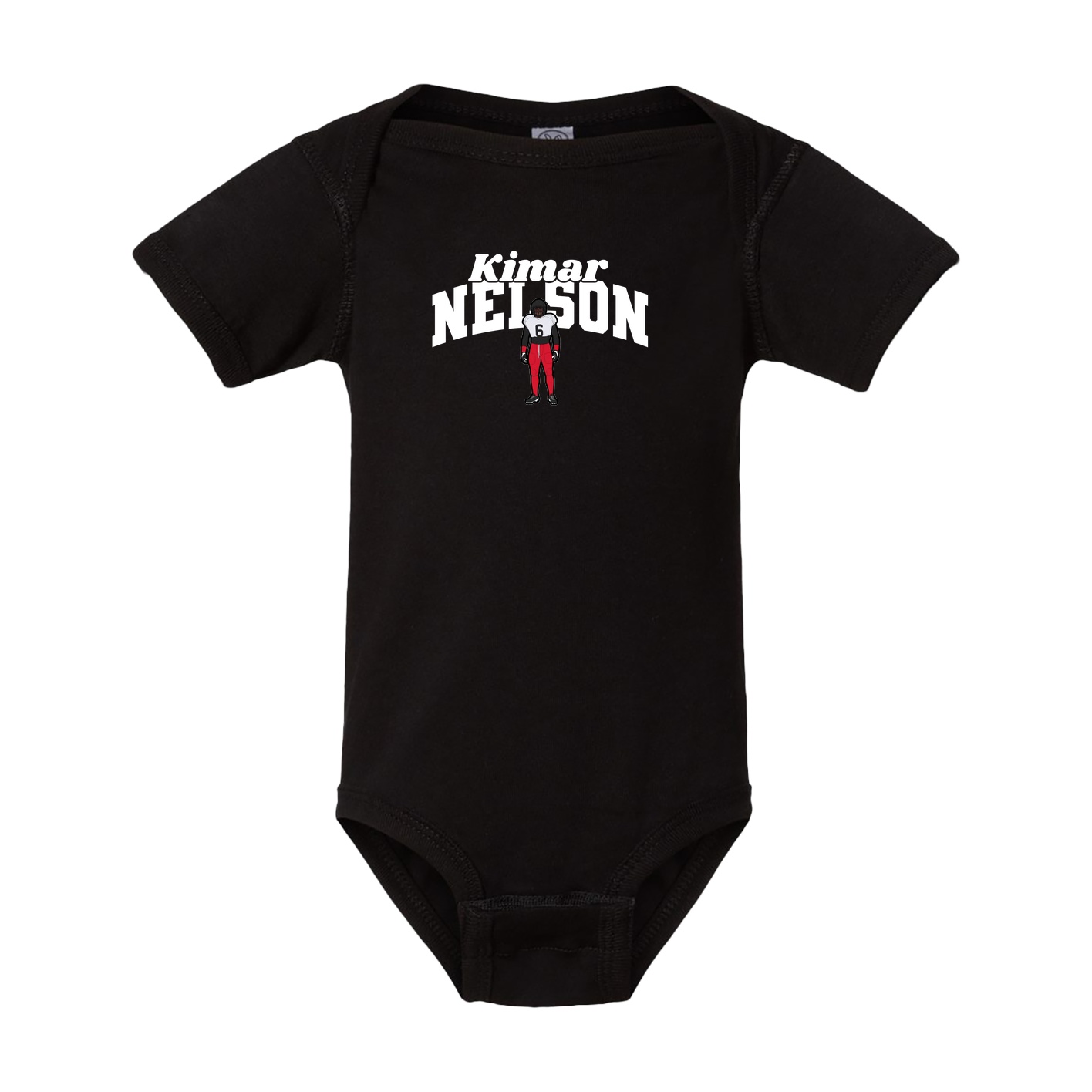 Baby Onesie — Signature Arch in Black