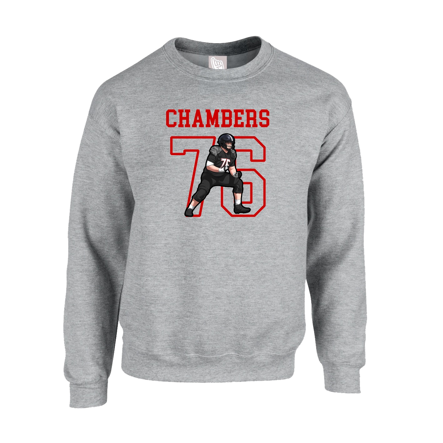 Fleece Crew — Shirsey in Grey