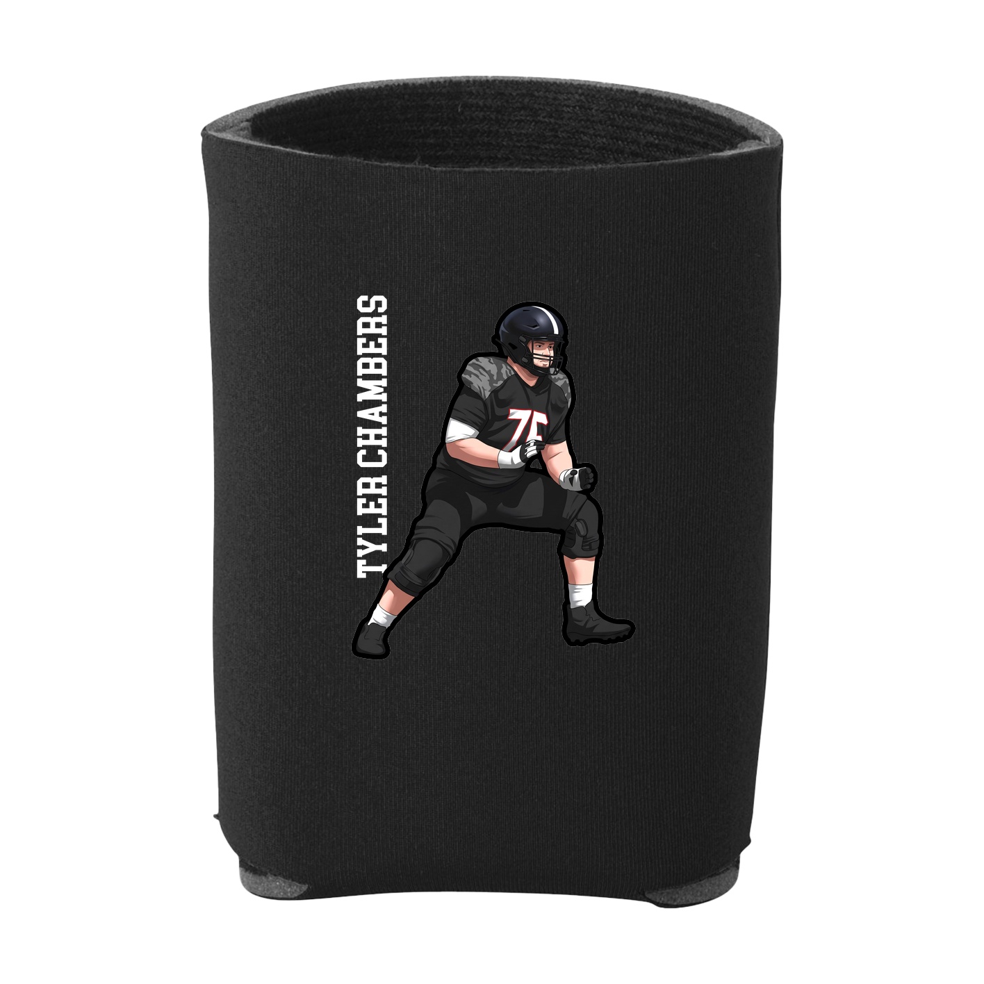 Can Holder — Name Vertical in Black