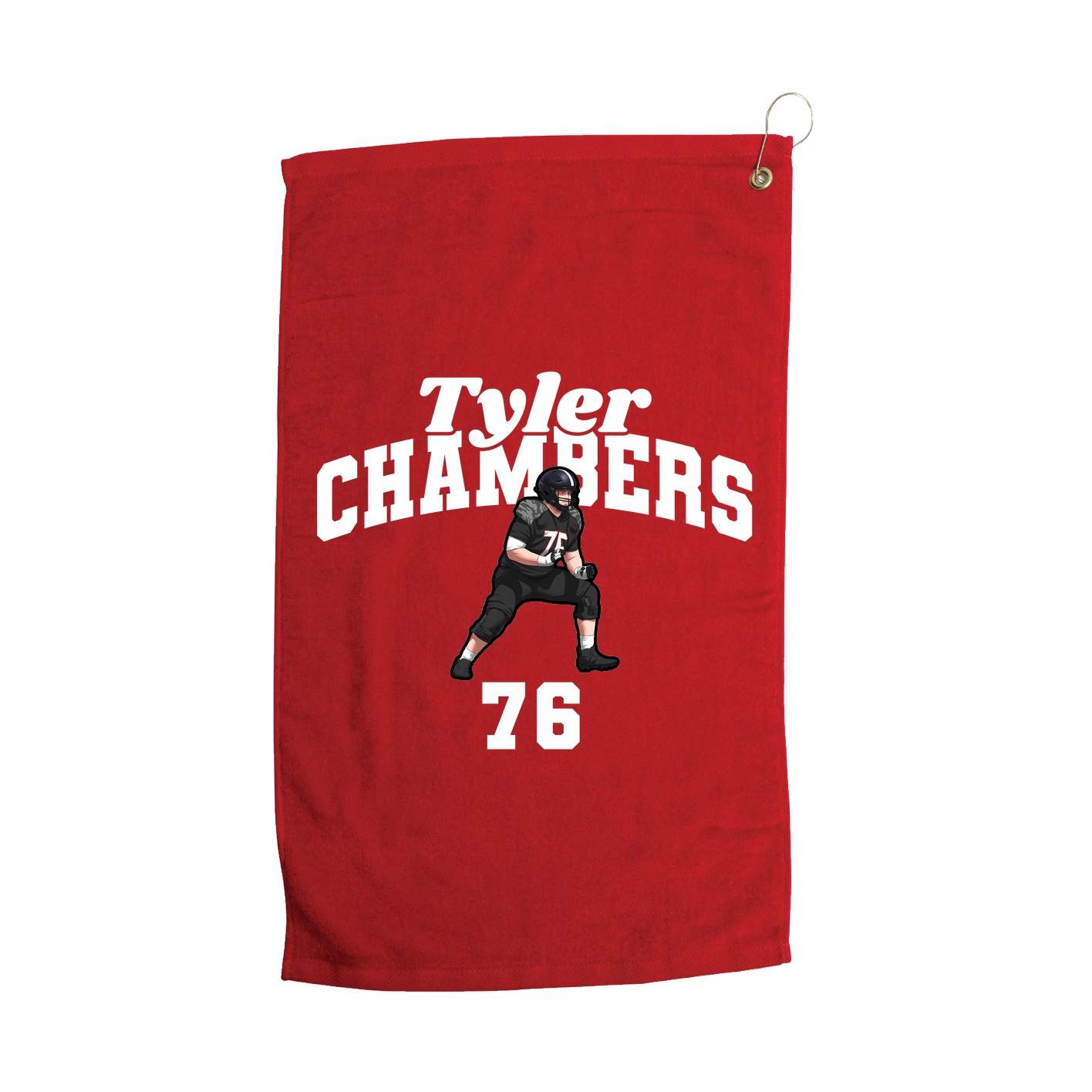 Golf Towel — Signature Arch in Red