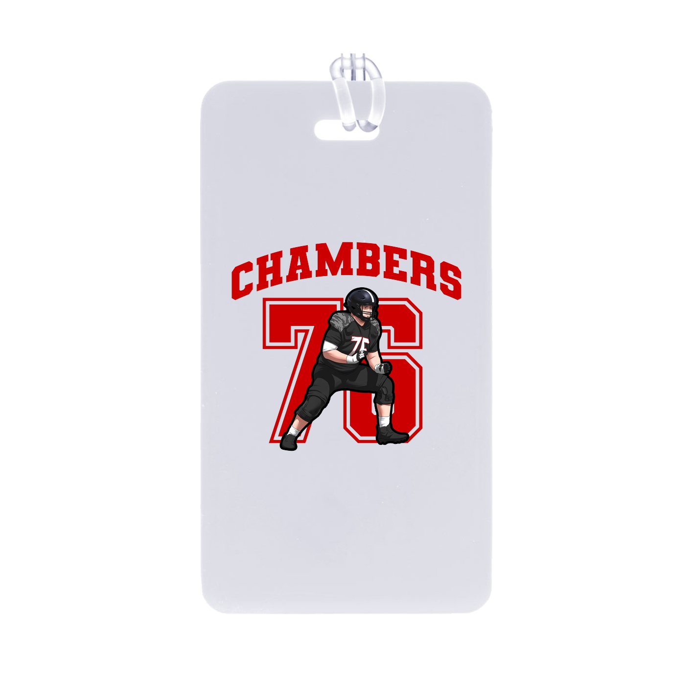 Bag Tag — Number in Classic