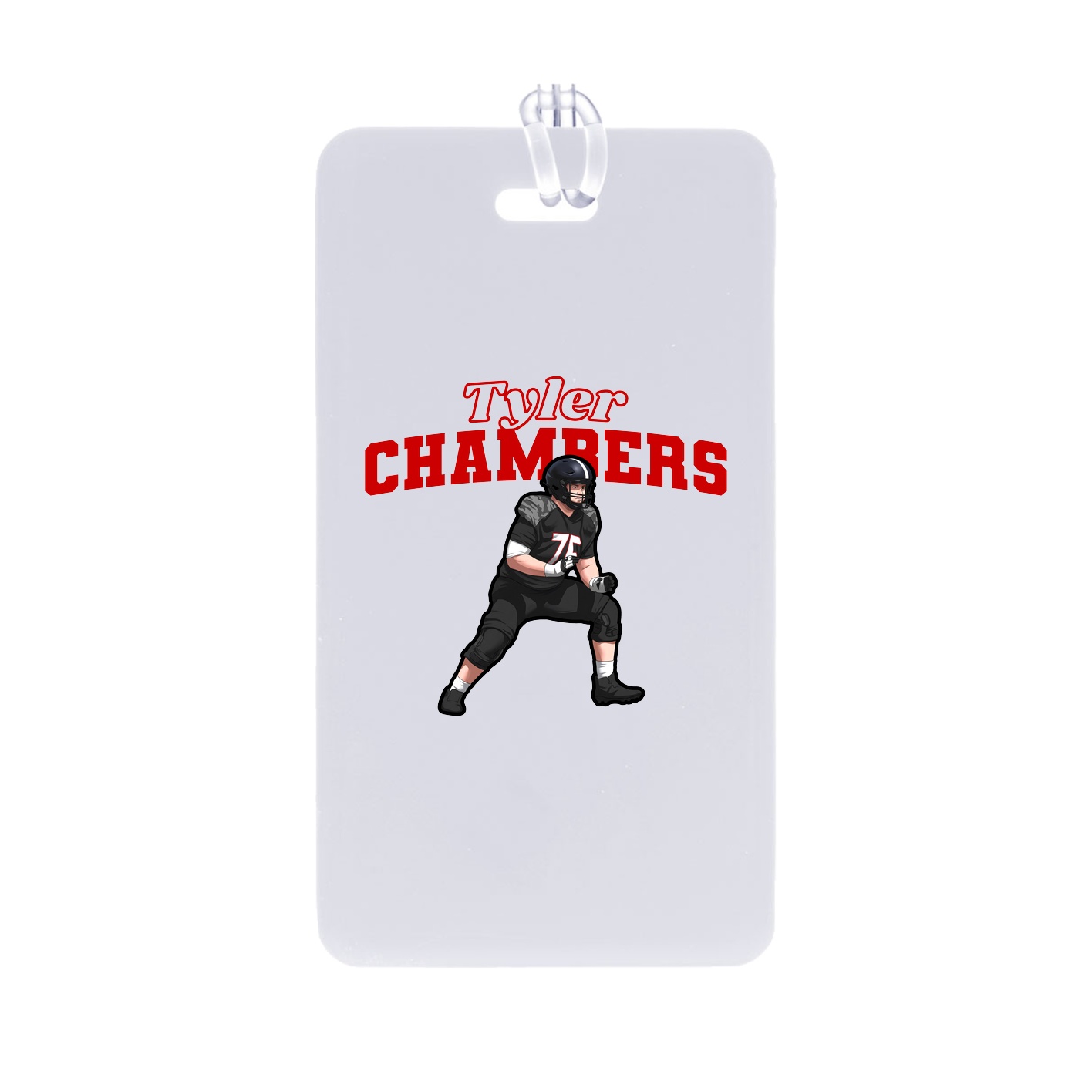 Bag Tag — Name Arch in Classic
