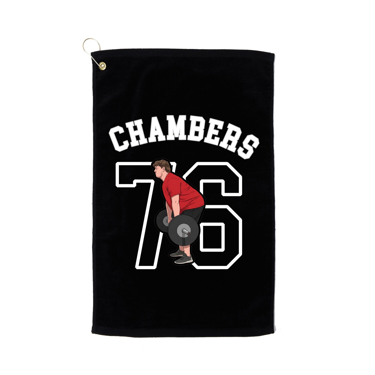 Golf Towel — Shirsey Arch in Black