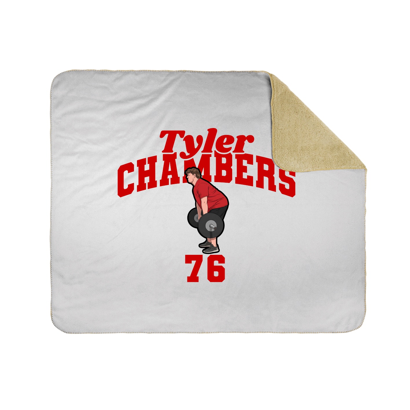 Throw Blanket — Signature Arch in White