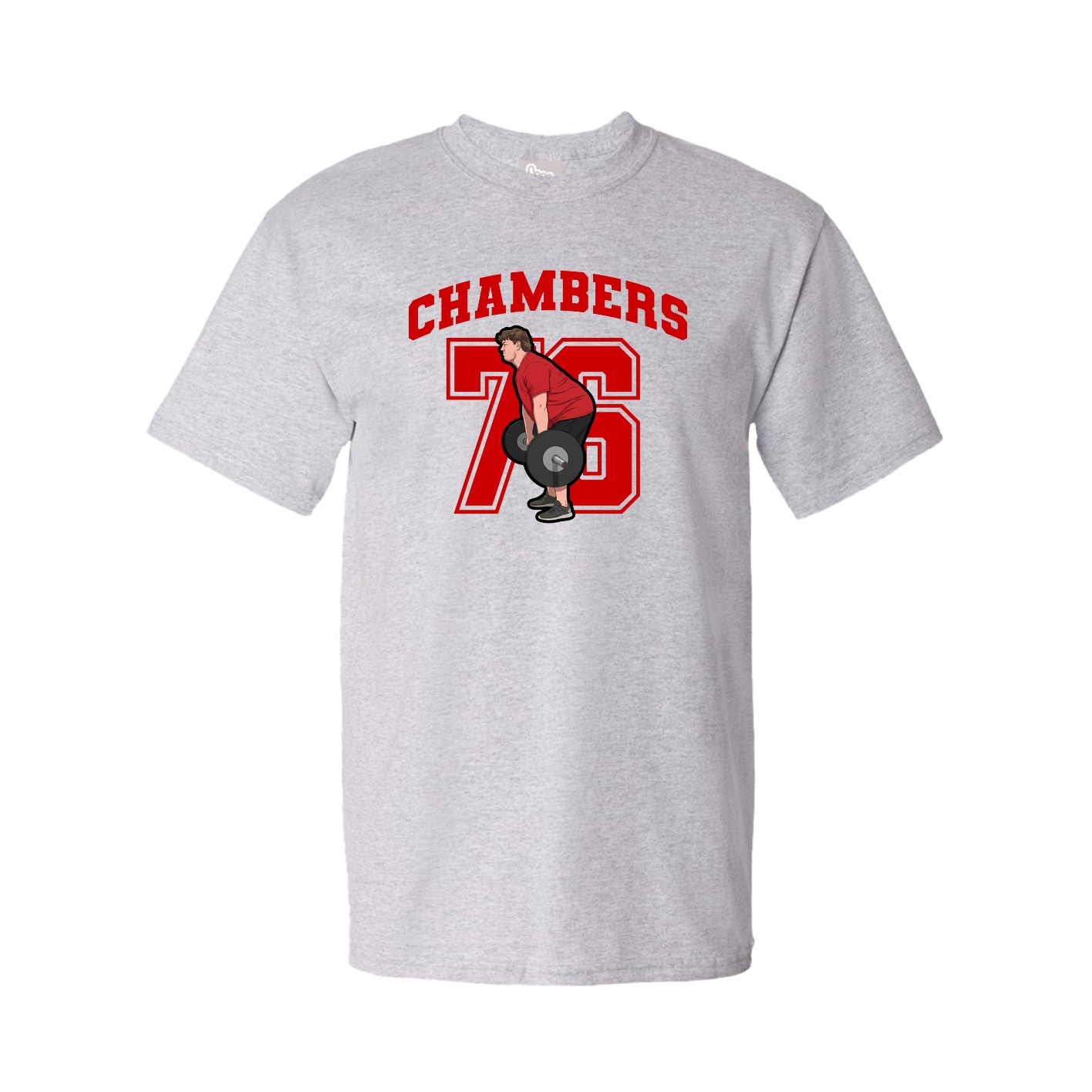 Youth Tee — Number in Grey