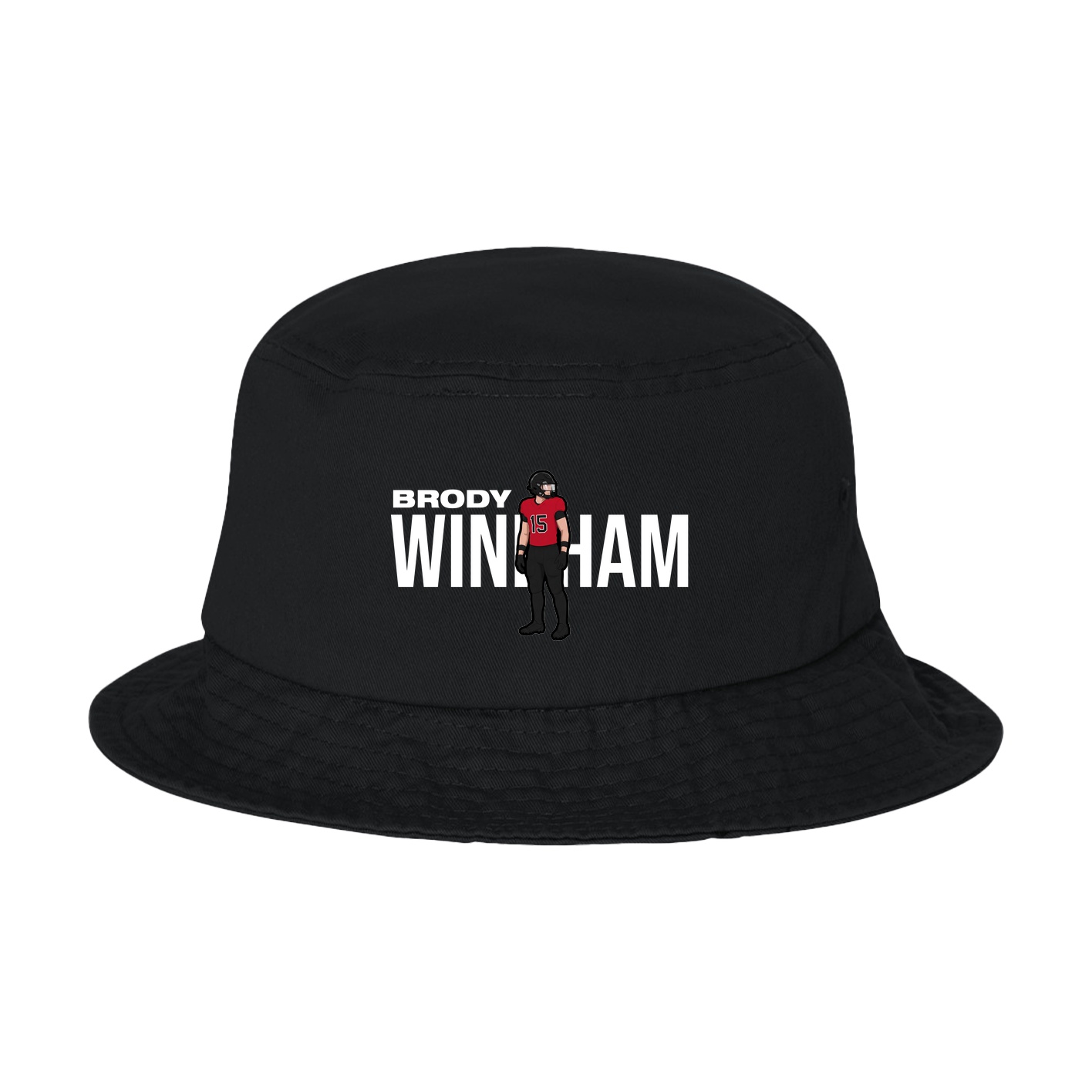 Bucket Cap — Player Name in Black