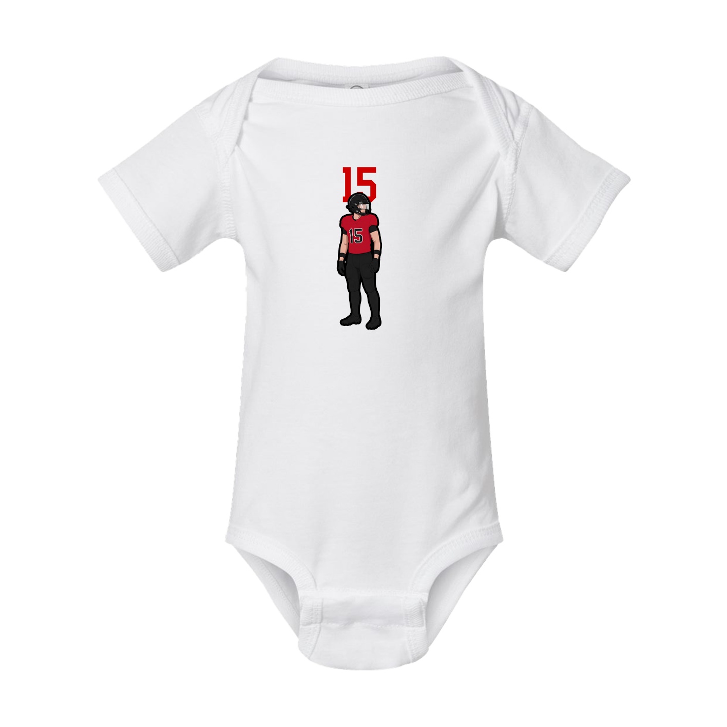 Baby Onesie — Number Top in White