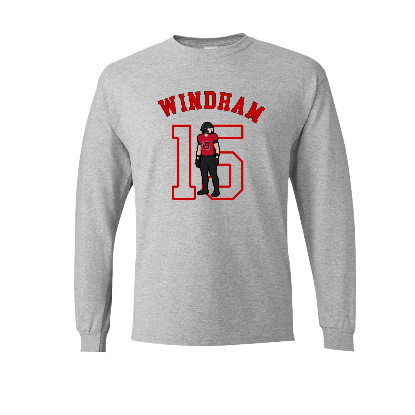 Long Sleeve Tee — Shirsey Arch in Grey