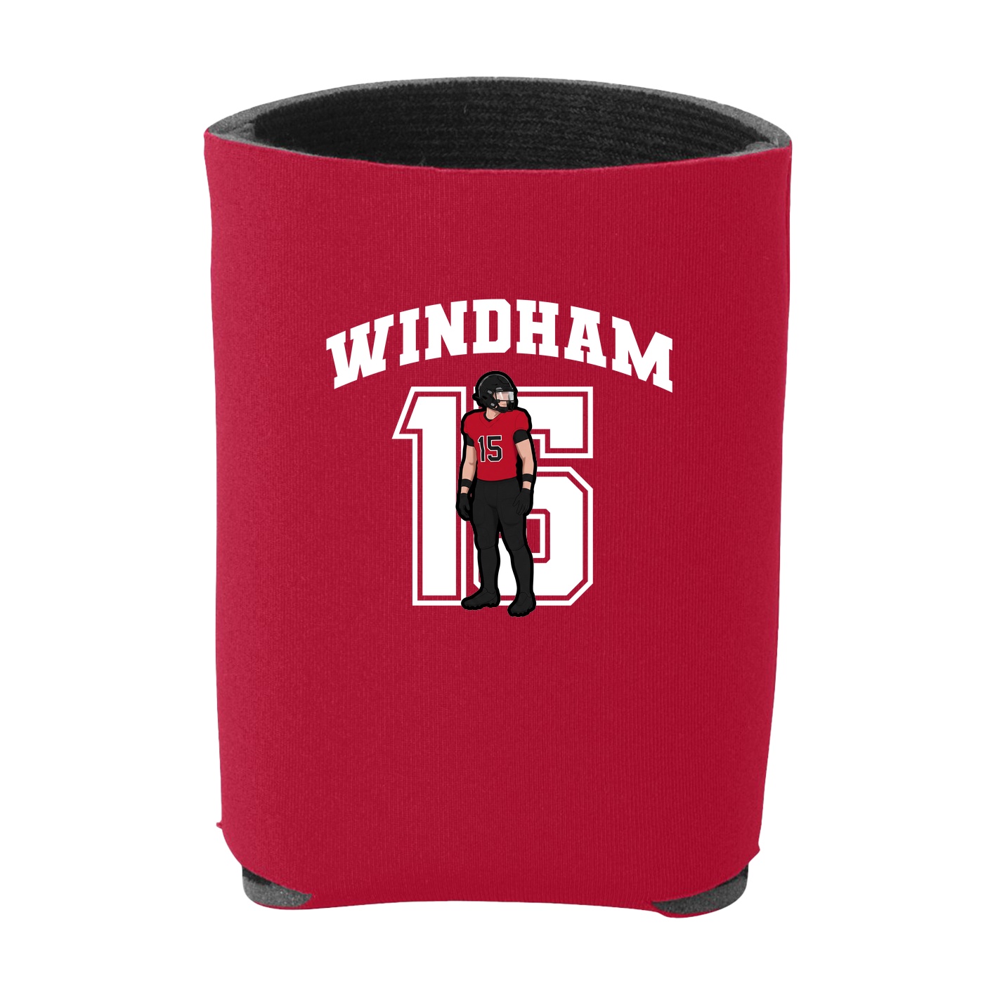 Can Holder — Number in Red