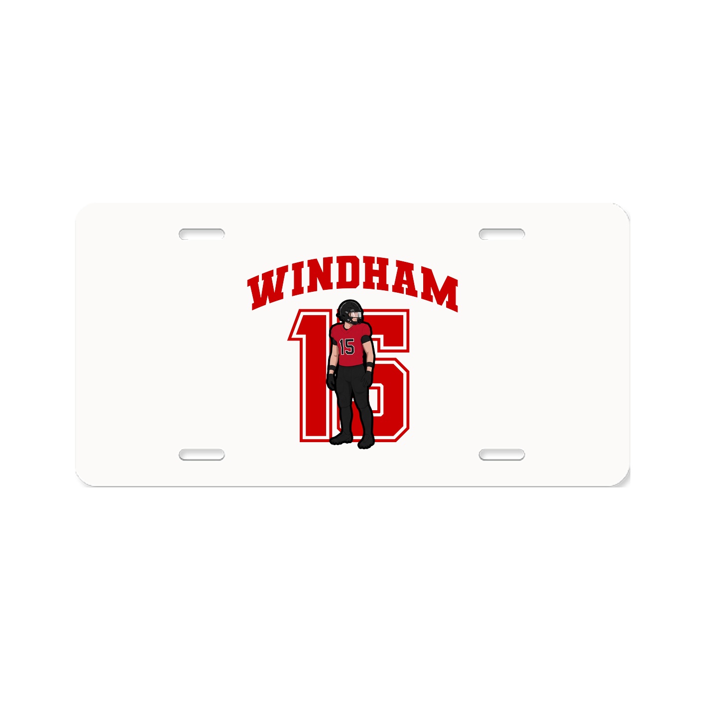 License Plate — Number in Classic