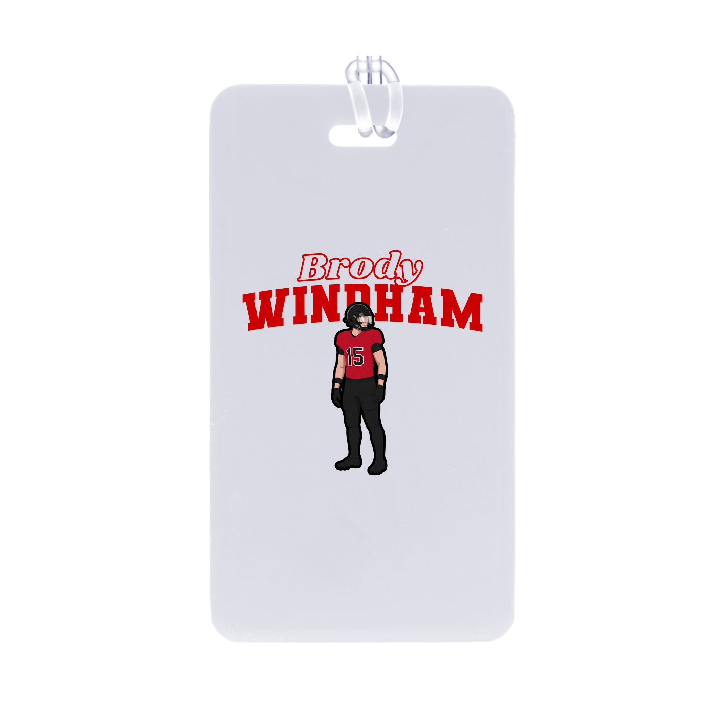 Bag Tag — Name Arch in Classic