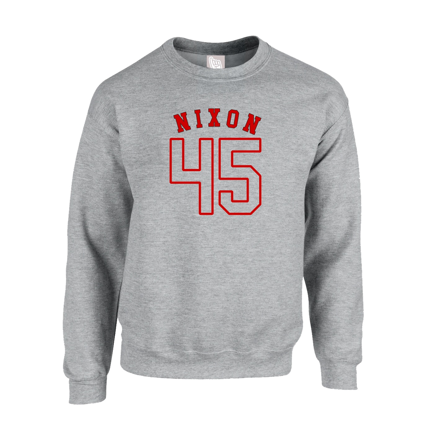 Fleece Crew — Shirsey Arch in Grey