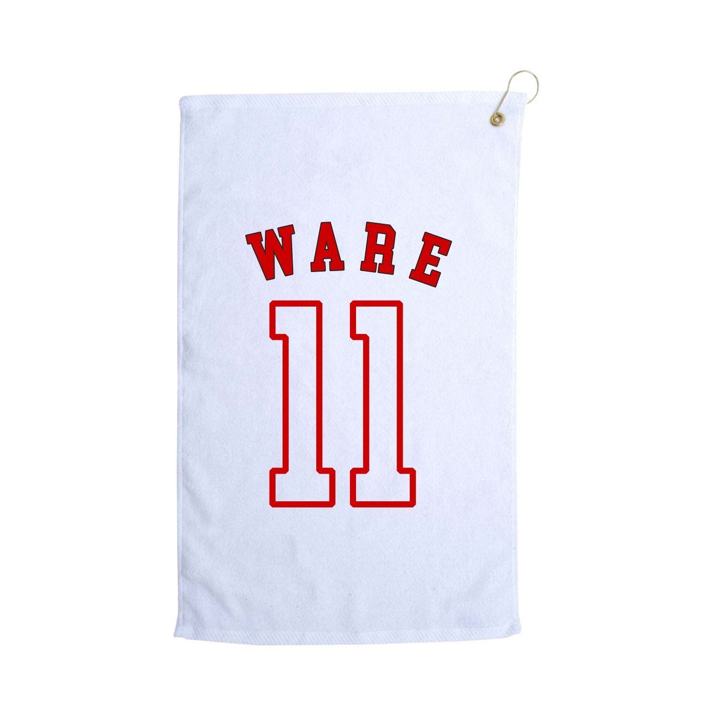 Golf Towel — Shirsey Arch in White
