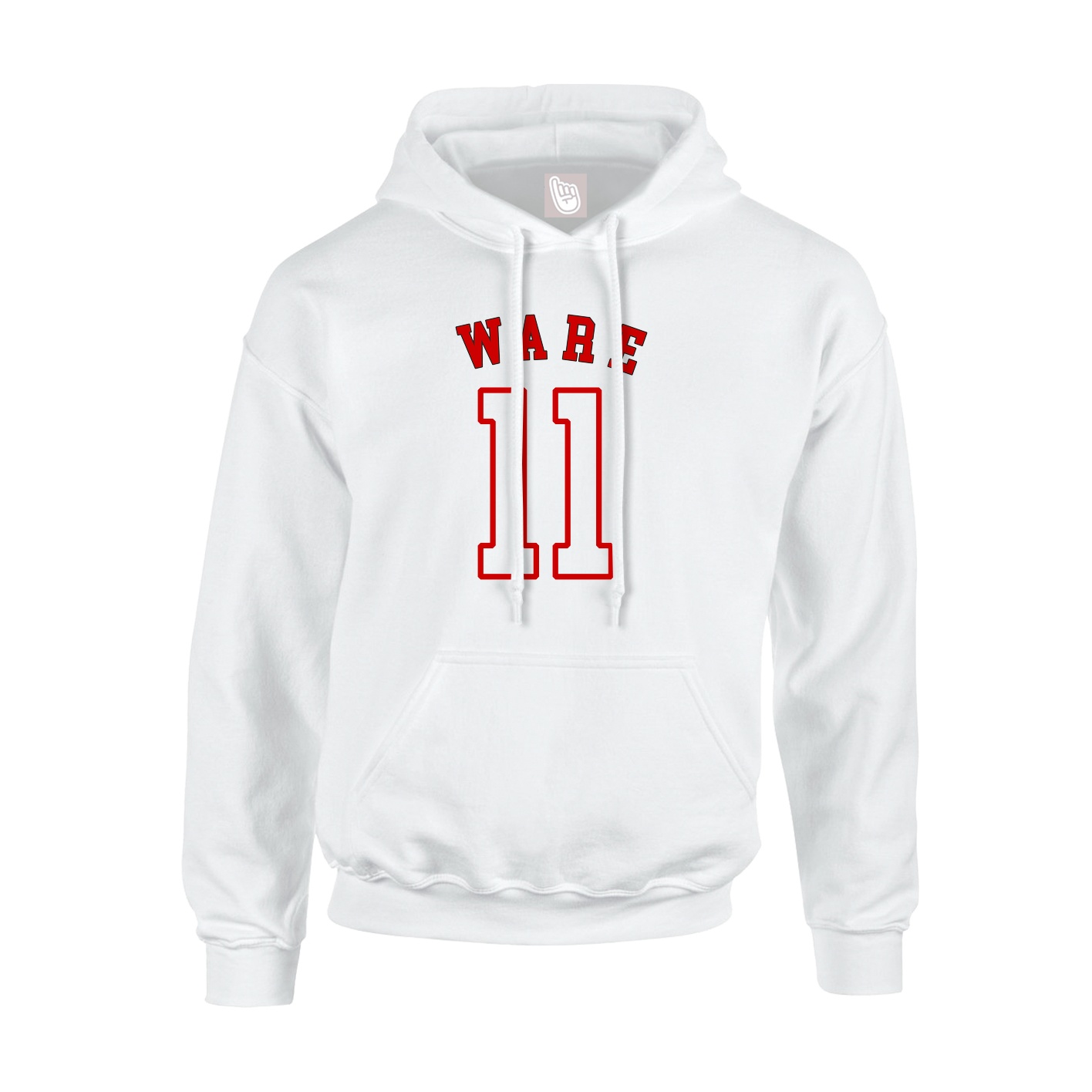Hoodie — Shirsey Arch in White