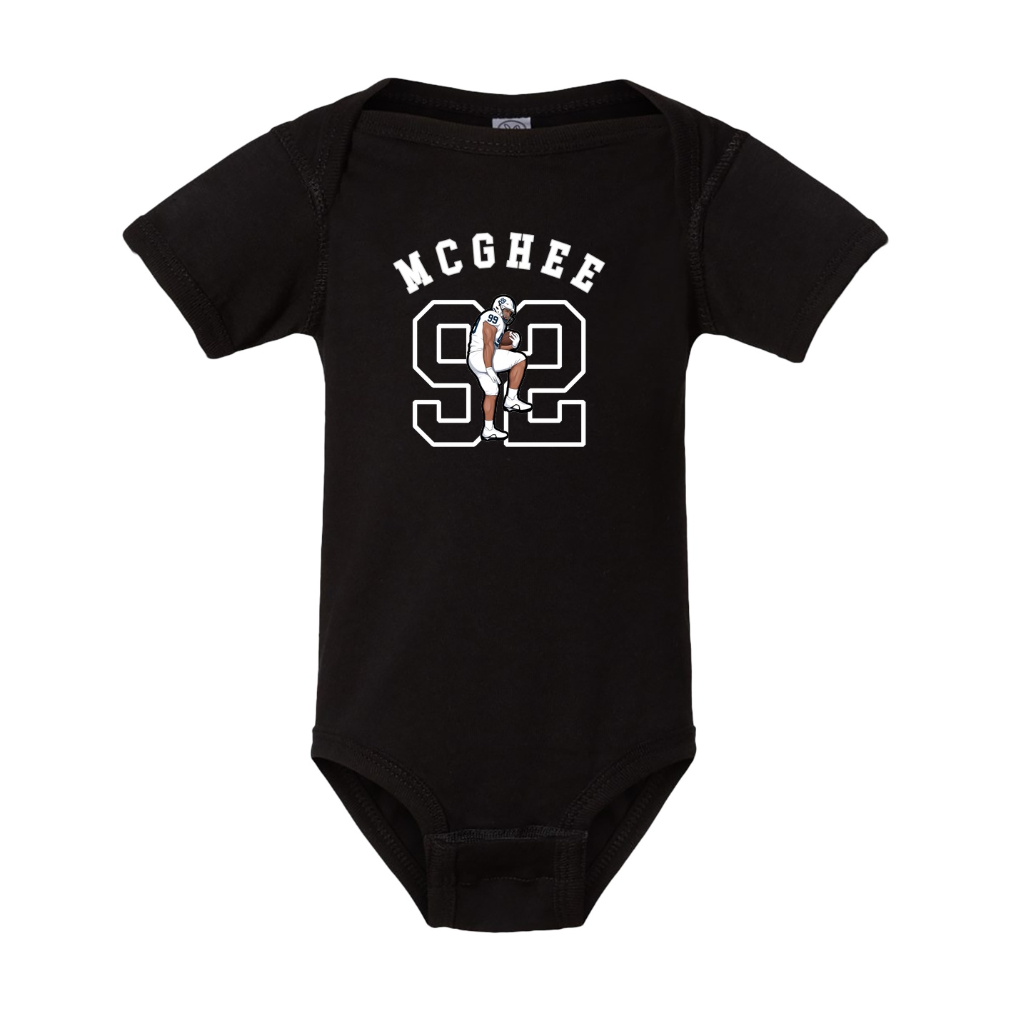 Baby Onesie — Shirsey Arch in Black