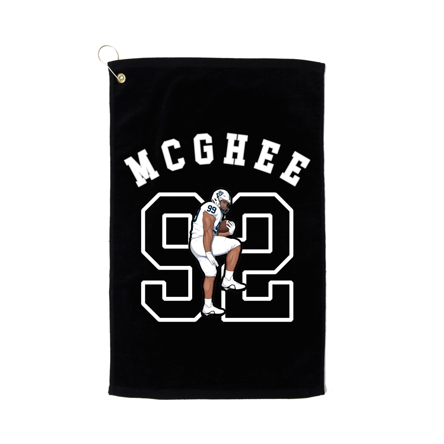 Golf Towel — Shirsey Arch in Black