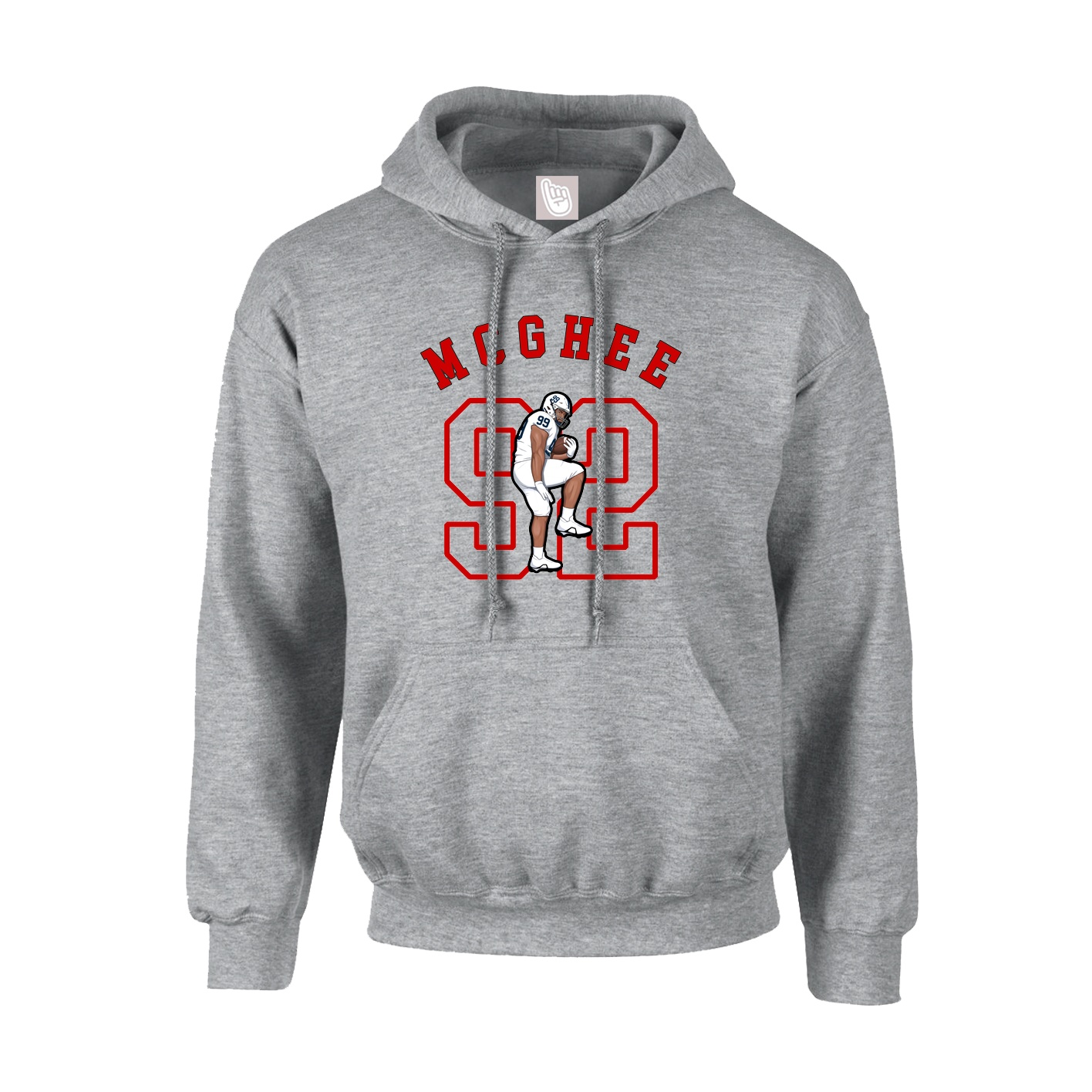 Youth Hoodie — Shirsey Arch in Grey