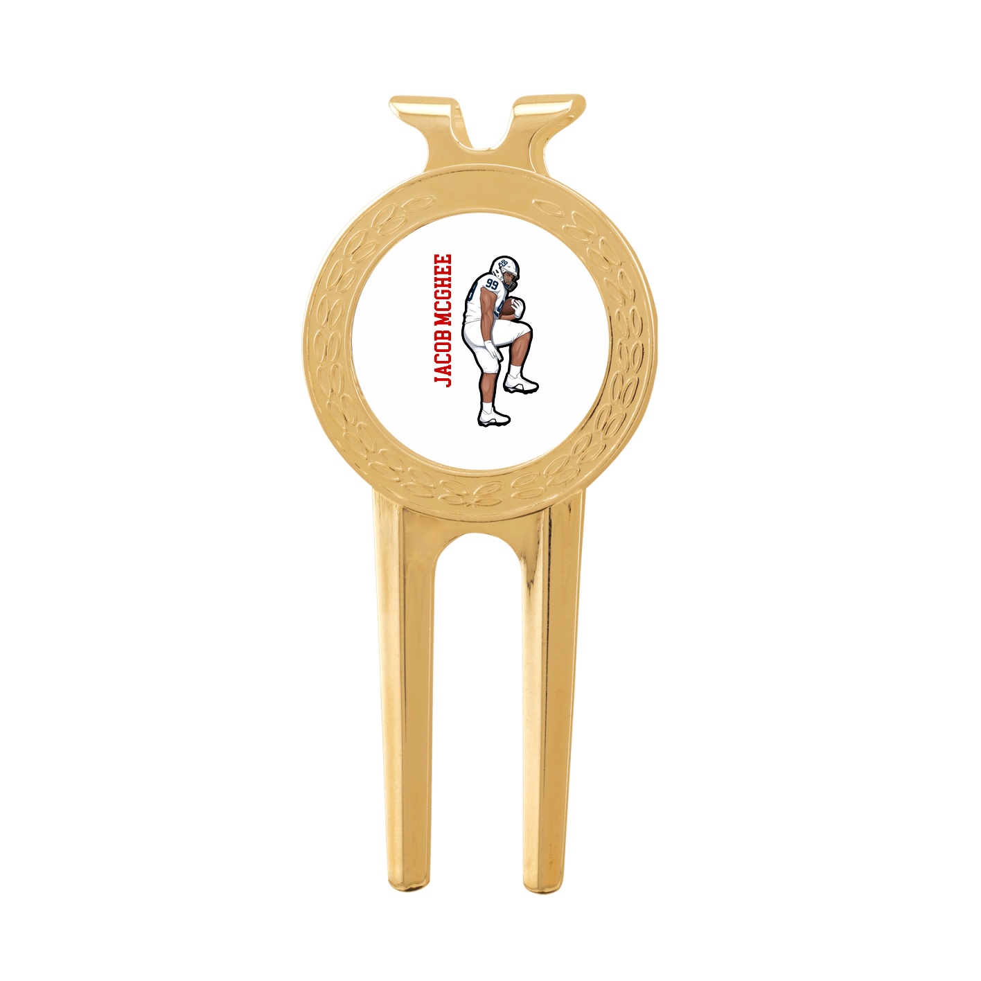 Divot Tool with Ball Marker — Name Vertical in Classic