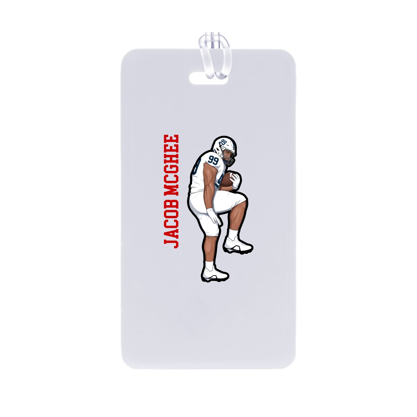 Bag Tag — Name Vertical in Classic