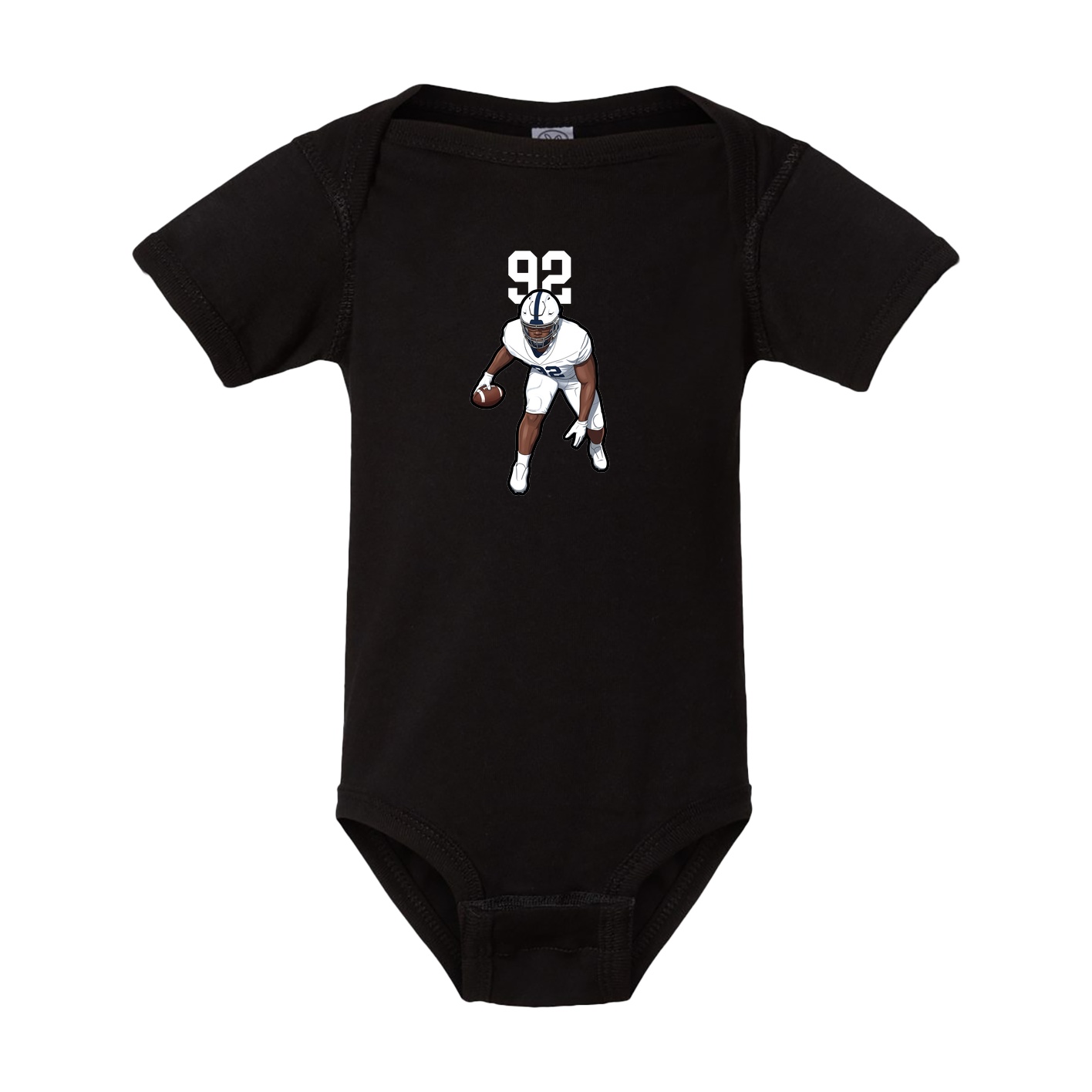 Baby Onesie — Number Top in Black