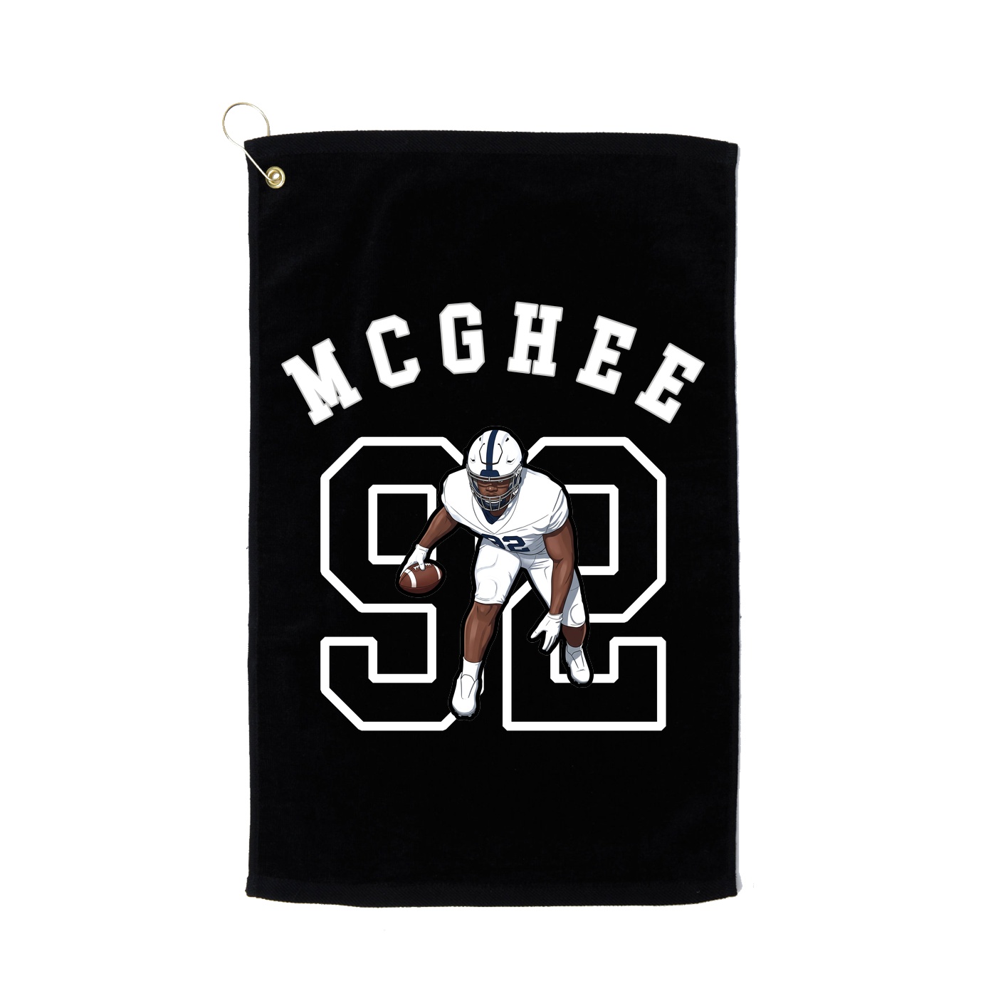 Golf Towel — Shirsey Arch in Black