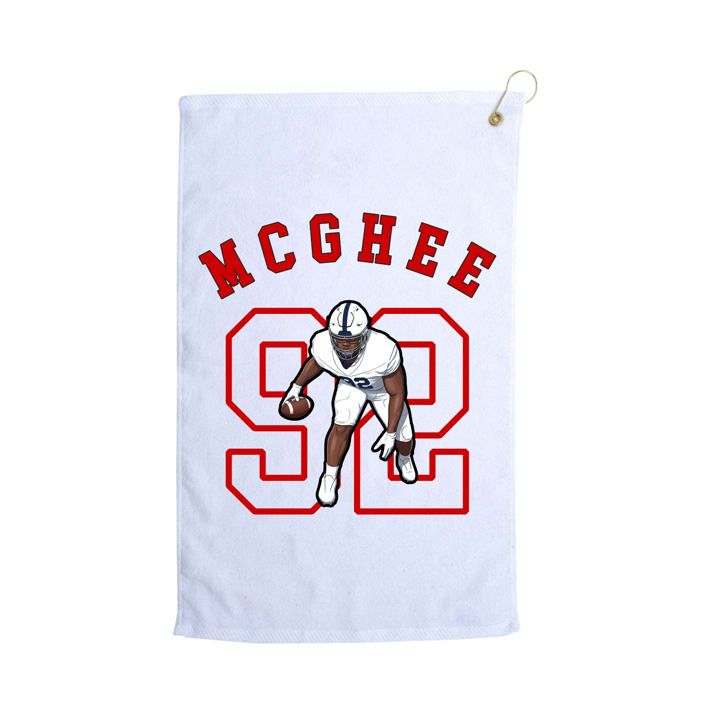 Golf Towel — Shirsey Arch in White