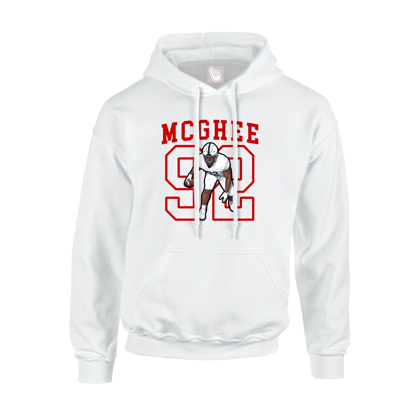 Hoodie — Shirsey in White