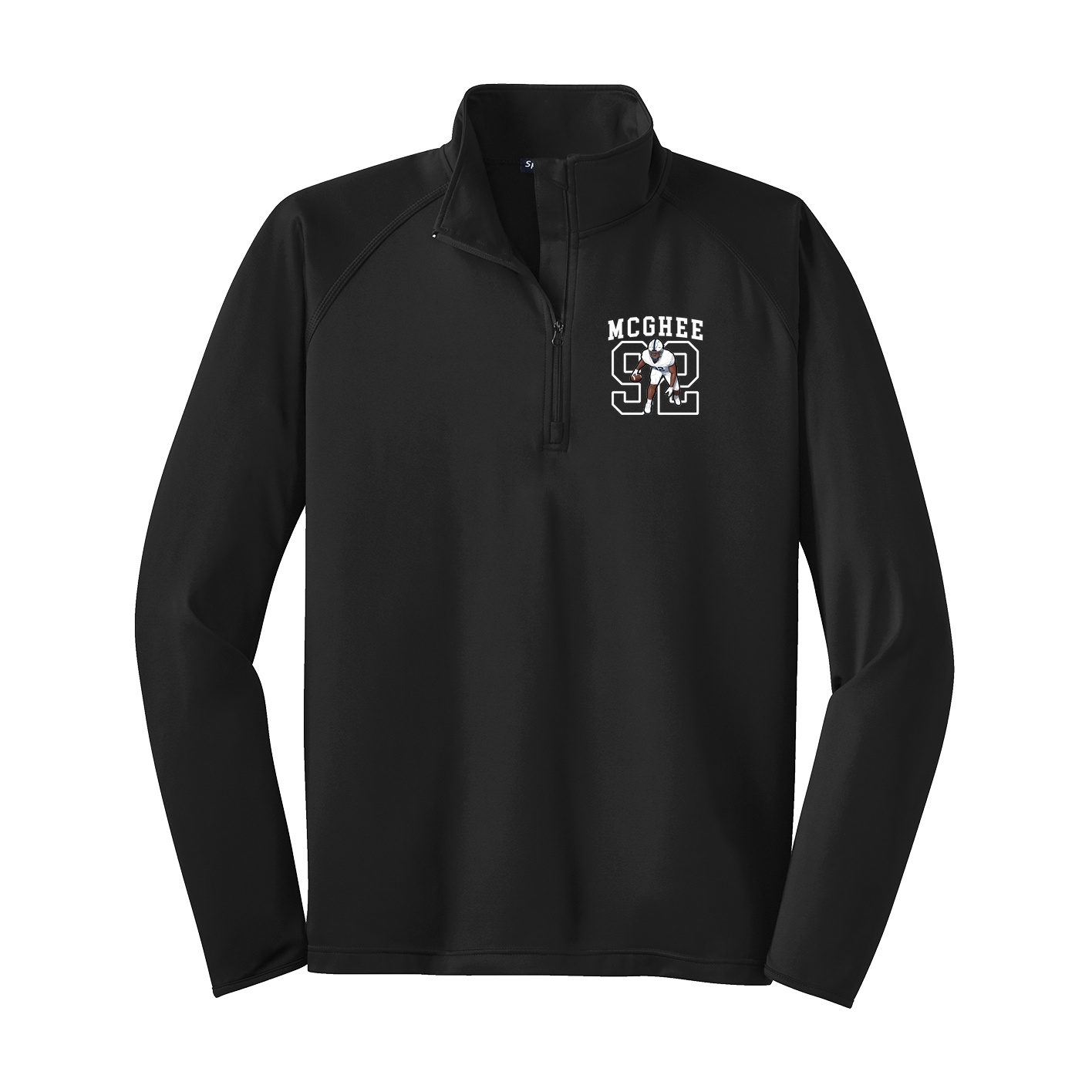 Q-Zip Pullover — Shirsey in Black