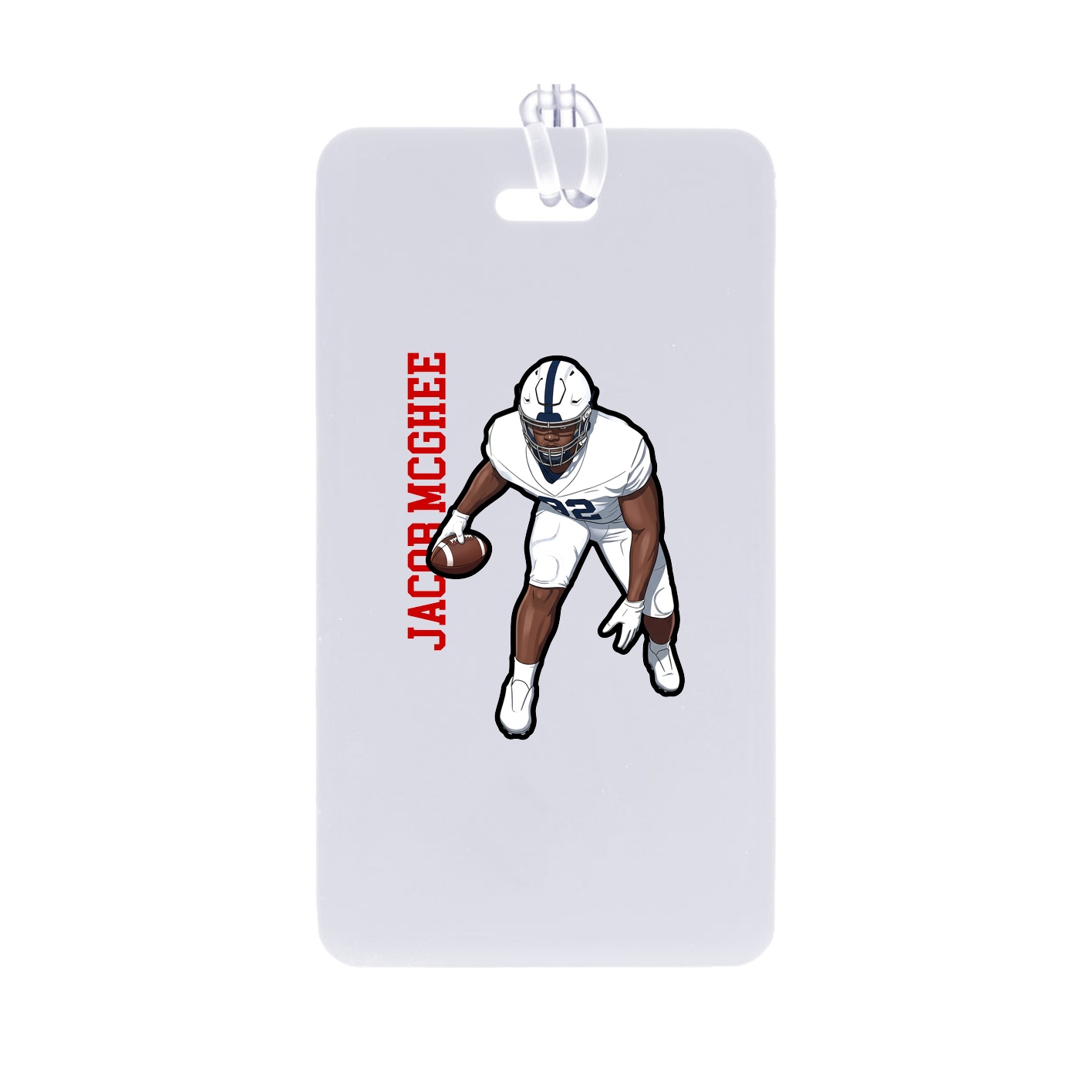 Bag Tag — Name Vertical in Classic
