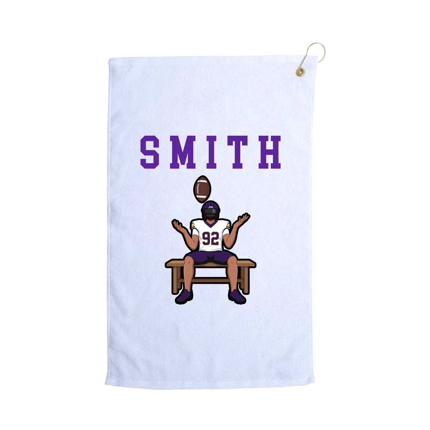 Golf Towel — Shirsey in White