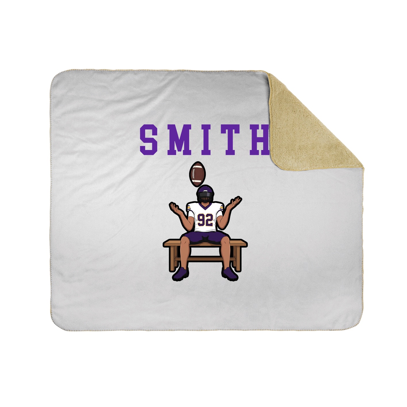 Throw Blanket — Shirsey in White