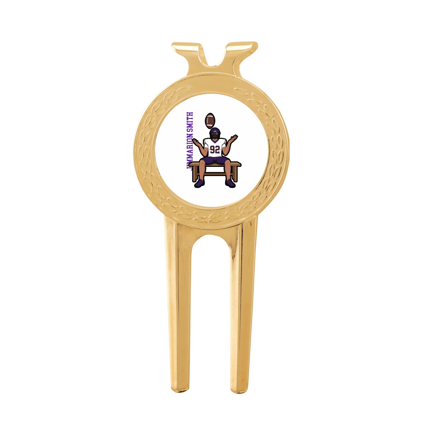 Divot Tool with Ball Marker — Name Vertical in Classic