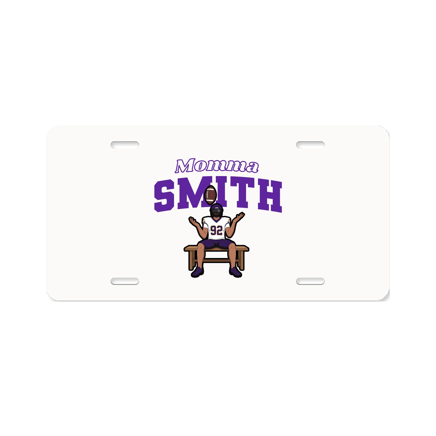 License Plate — Mothers Day Block in Classic