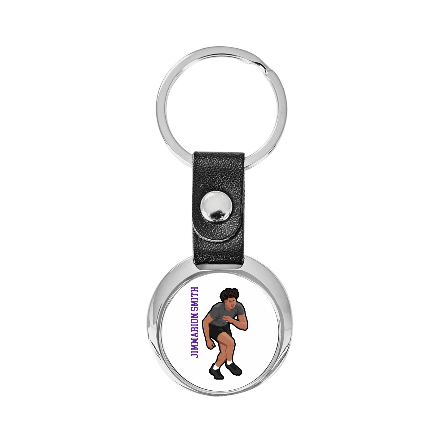 Key Chain — Name Vertical in Classic