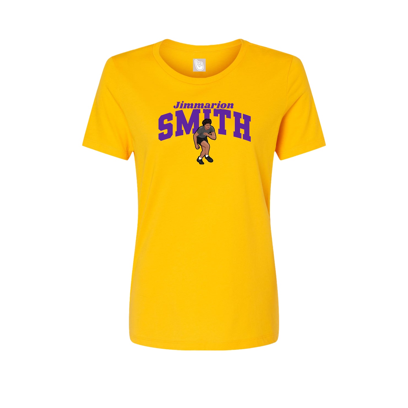 Womens Tee — Signature Arch in Gold