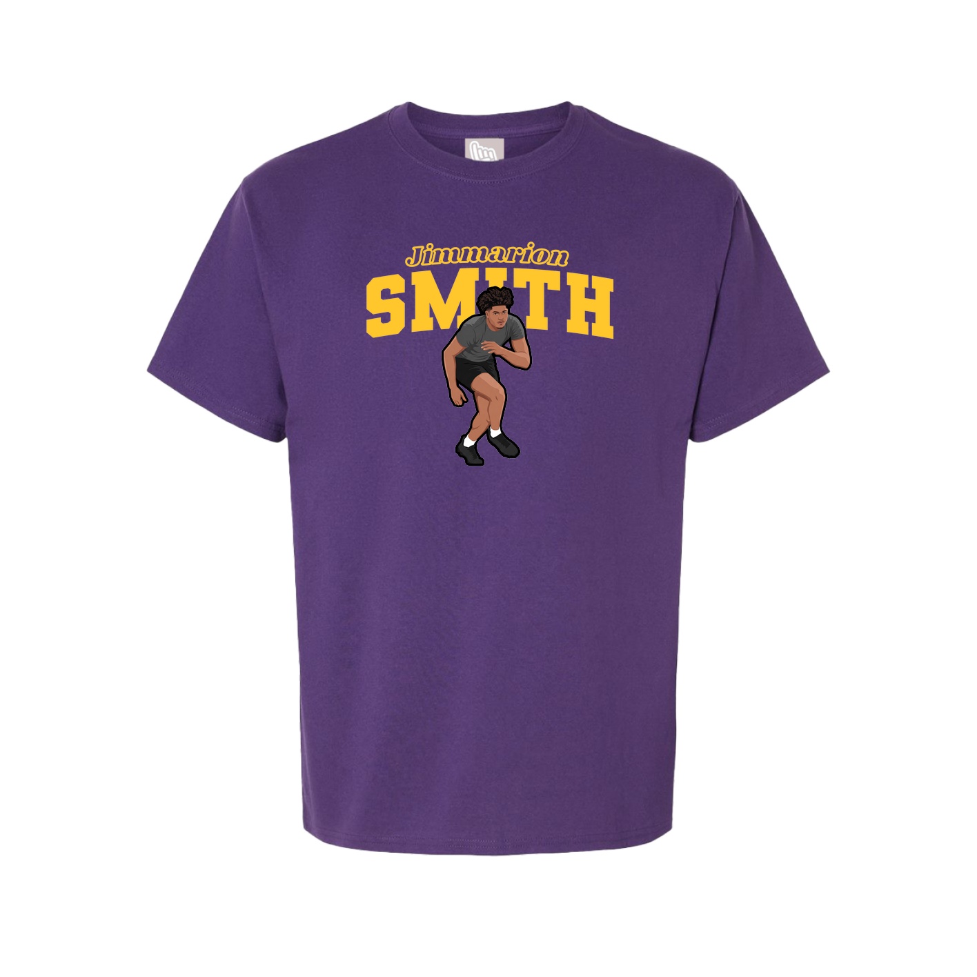 Tee — Name Arch in Purple